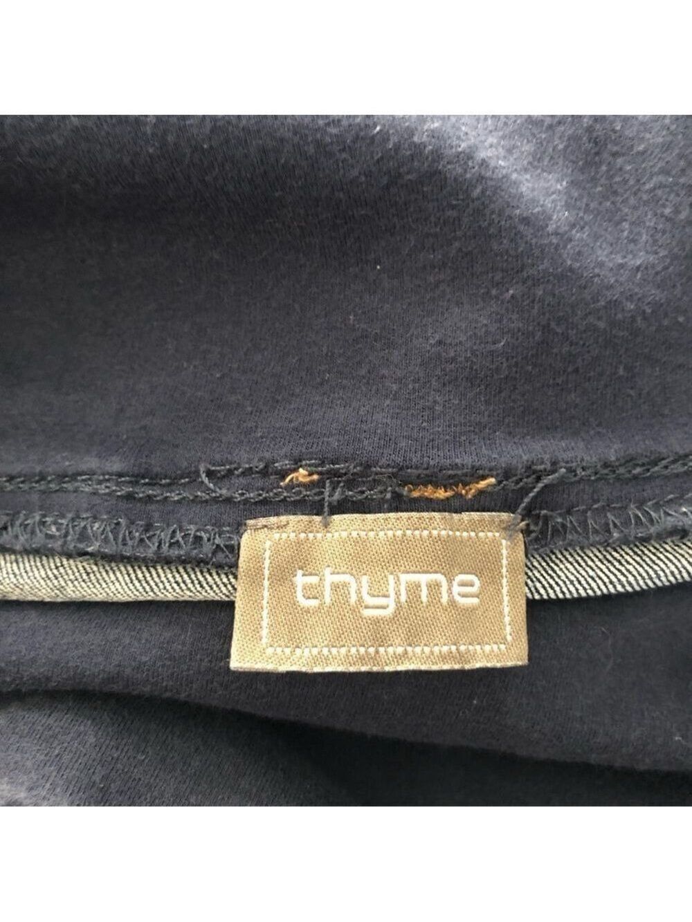 Thyme maternity size large dark wash jeans - Picture 5 of 6